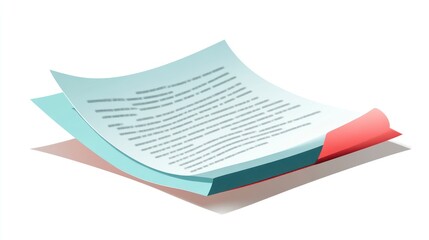 Stacked Documents with Text Professional and Organized Paperwork for Business Education and