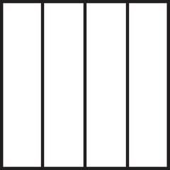 Grid in square format arranged with four regular columns and balanced spacing.