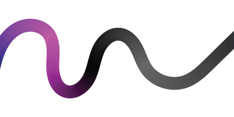 Abstract line wave gradient poster background vector . Cover template with vibrant perspective line wave in motion. Ideal design for social media, cover,