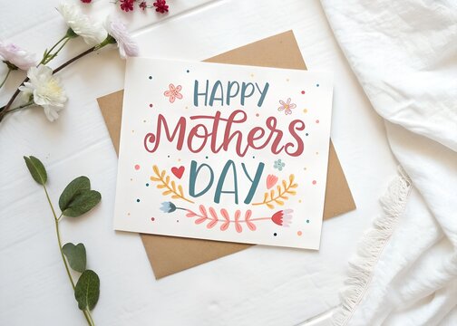 Happy Mother's Day Square Greeting Card
