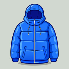 winter clothing isolated on white