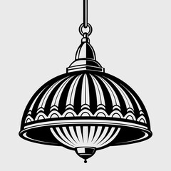 vector illustration of a bird cage