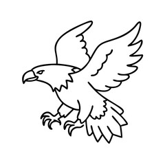 eagle in flight icon, eagle in flight vector illustration-simple illustration of eagle in flight, perfect for eagle in flight logos and icons