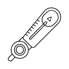 food thermometer icon, food thermometer vector illustration-simple illustration of food thermometer, perfect for food thermometer logos and icons