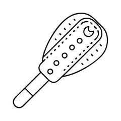 food thermometer icon, food thermometer vector illustration-simple illustration of food thermometer, perfect for food thermometer logos and icons