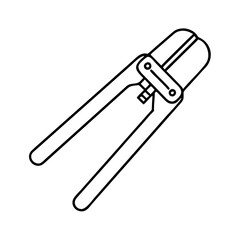 garlic press icon, garlic press vector illustration-simple illustration of garlic press, perfect for garlic press logos and icons