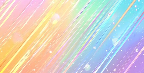 Diagonal pastel streaks, with soft highlights and scattered particles, creating a vibrant and dreamy background