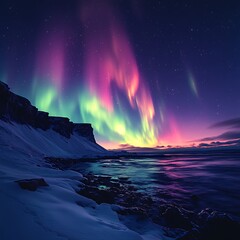 Naklejka premium Organic green aesthetic with subtle gold details high resolution HD Wallpaper