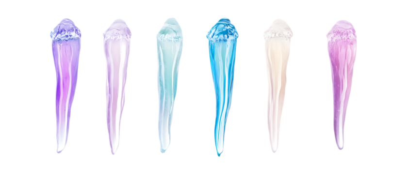 Pack of Icicle Against Transparent Background for Winter Design, Seasonal Content, or Nature-Themed Projects