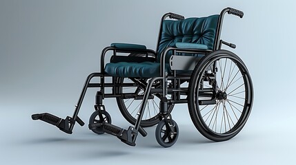 Heavy frame wheelchair for long term use high resolution image