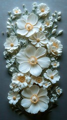3D flower design natural elegance beauty high resolution images