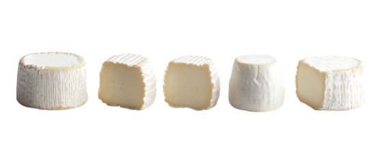Pack of Goat Cheese Against Transparent Background for Dairy Products, Gourmet Cooking, or Food Branding