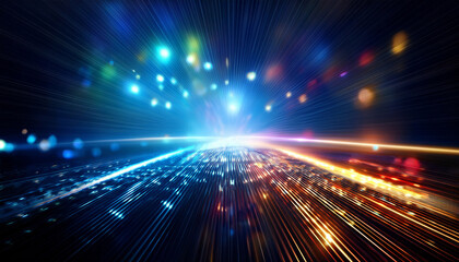 abstract light display