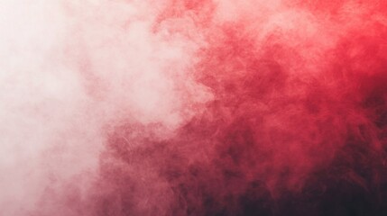 Fototapeta premium A vibrant, dynamic interplay of red and white smoke plumes.