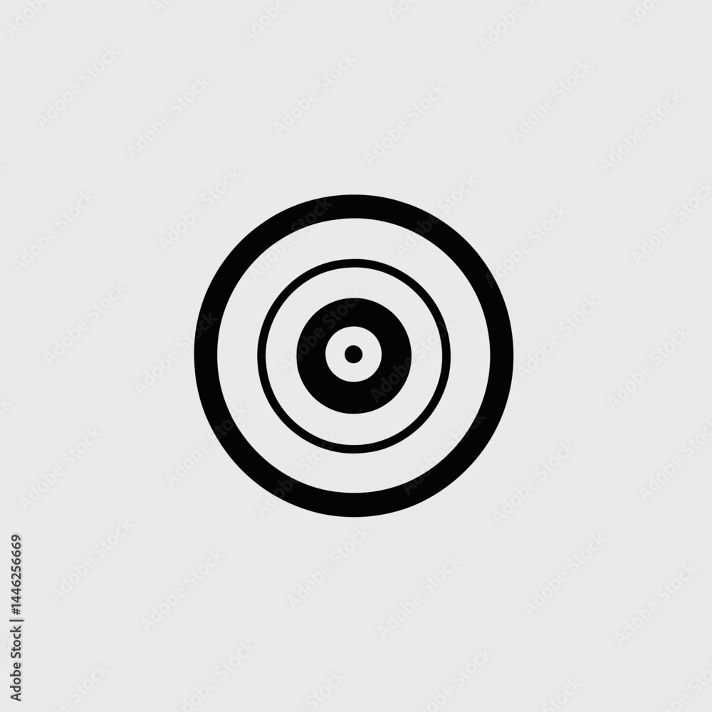 Poster black target circle target graphic target illustration target vector target design target art target
