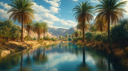 Obraz premium Oasis serenity