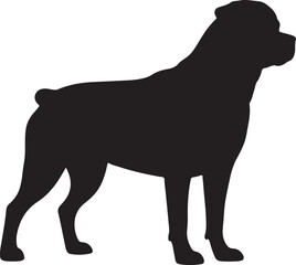 Rottweiler Vector Silhouette