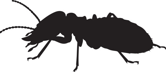 Termite Vector Silhouette