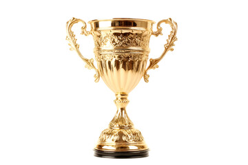 Fototapeta premium Golden Trophy Achievement Success Celebration Victory Award
