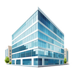 Skyscraper icon for posters or logos in business or trading or construction company