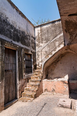 Fototapeta premium arquitectura, edificio, calle, casa, italia, antiguas, viejo, gemas, pueblo, medieval, poblado, europa, turismo