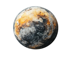 Planetary exploration outer space digital cosmic environment isolated on transparent background
