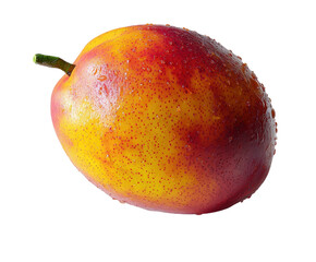 Fresh mango fruit food isolated on transparent background