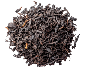 Brewing black tea leaves kitchen beverage preparation home isolated on transparent background