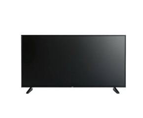 Viewing experience modern tv setup in home living room interior isolated on transparent background