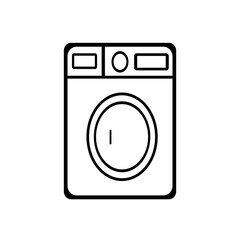 Laundry Machine vector Icon