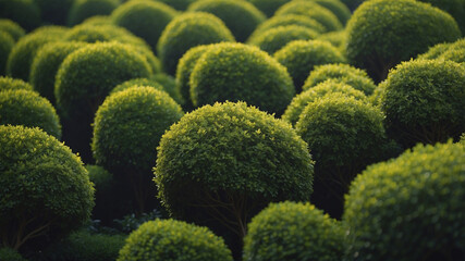 globe wood in a garden