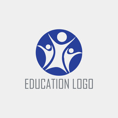 education schooling academy logo design vector