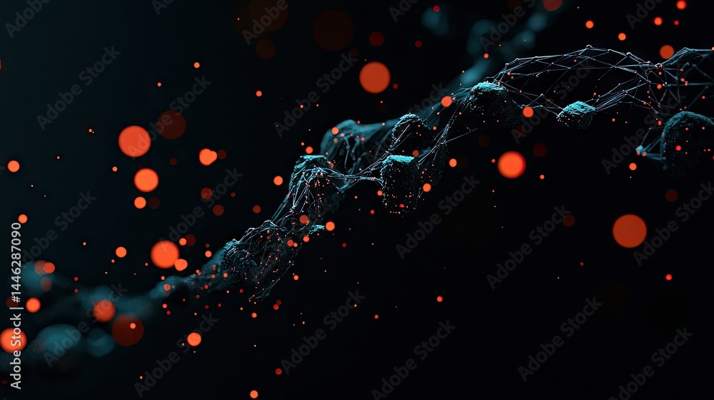 Poster Abstract representation of a complex three dimensional network structure