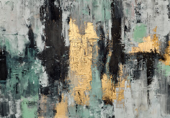 Contemporary abstract painting with bold lines and geometric shapes, perfect for adding a modern touch to spaces that need a stylish and artistic focal point