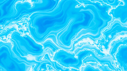 Fototapeta premium Abstract Blue Water Texture: Vibrant Fluid Motion and Swirls for Contemporary Artistic Design