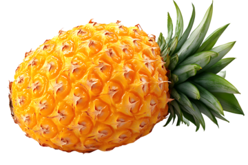 Fresh Ripe Pineapple Fruit Tropical Yellow Summer