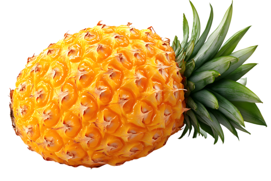 Fresh Ripe Pineapple Fruit Tropical Yellow Summer