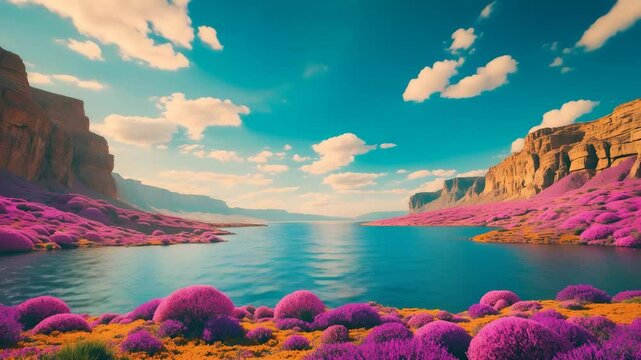 A considerable body of water that is