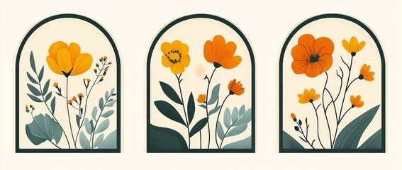 Delicate and elegant wedding logos are showcased in this hand drawn minimalist monogram collection