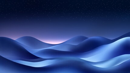 Glowing lines and patterns set against a futuristic blue digital background create an otherworldly atmosphere, making it perfect for themes related to science fiction and technology, with a dreamlike