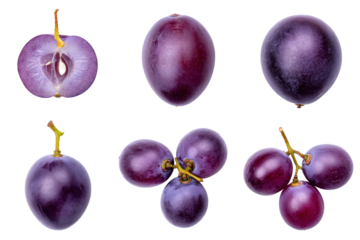 Angled grape revealing subtle natural speckle