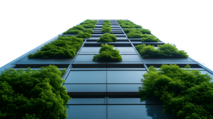 Modern Green Building EcoFriendly Architecture Vertical Garden Sustainable Design Cityscap