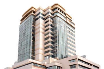 Modern Glass Skyscraper Towering High Ambitious Design