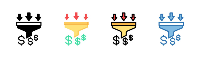 Conversion Funnel Icon