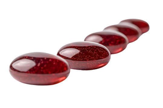 Red Blood Cells in Motion A Detailed and Dynamic Medical Illustration