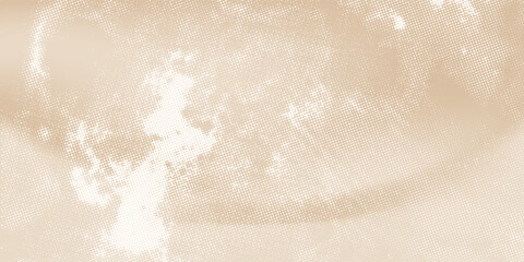Obraz premium Ecru gradient with texture of eggshell. Pastel light beige background, modern dotted vector design, paper texture.