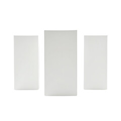 Three blank vertical templates for designs.