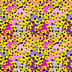 Christmas animals seamless horse pattern for wrapping paper and fabrics