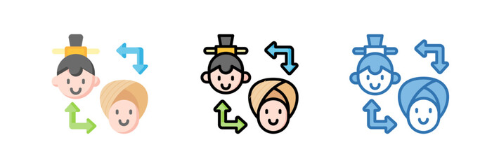 Obraz premium Intersection Icon