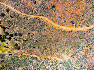 Landscape of grand canary in summer
